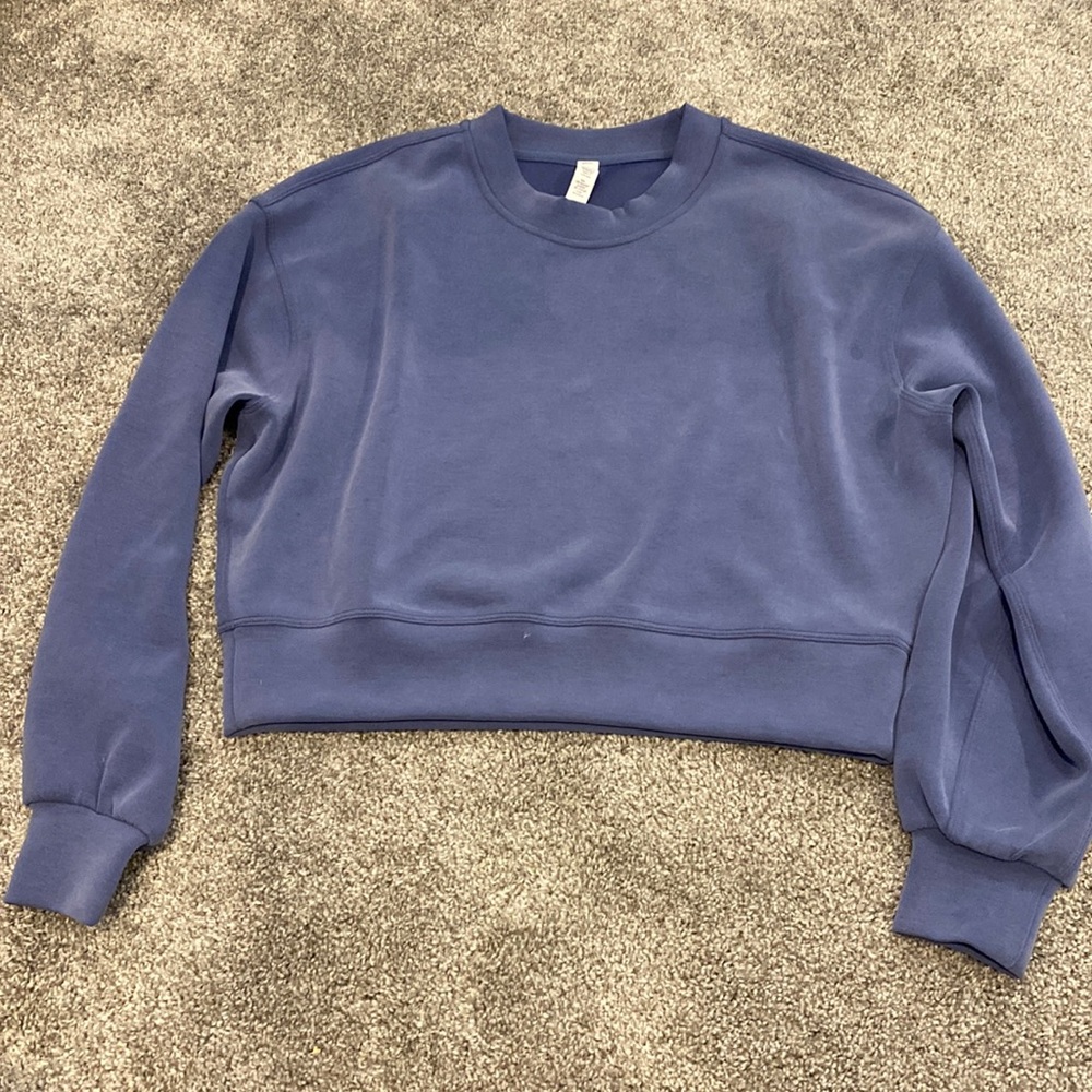 lululemon athletica Women's Cropped Crew Sweatshirt softstreme